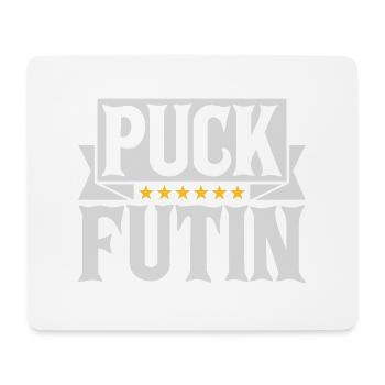 puck futin logo design - Mouse Pad (horizontal) - white - Front