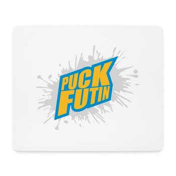 Conception du logo Puck Futin - Tapis de souris (format paysage) - blanc - Devant