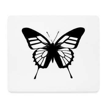 Butterfly Nature Butterflies Vector 6 - Mouse Pad (horizontal) - white - Front