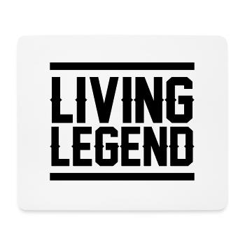 living legend - Mousepad (Querformat) - Weiß - Vorne