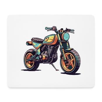 Motorcycle - Mouse Pad (horizontal) - white - Front