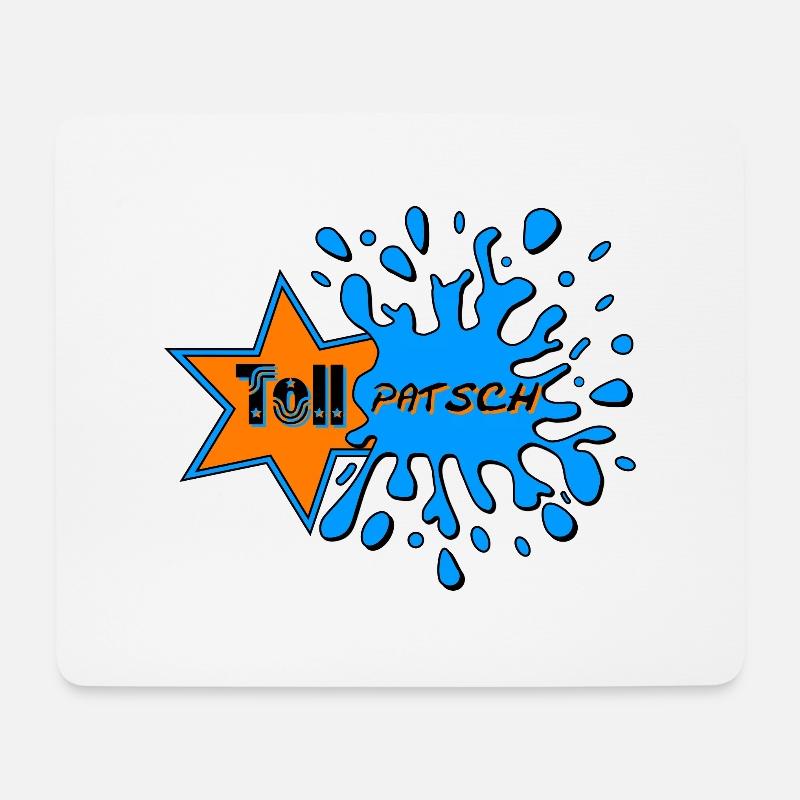 Tollpatsch 2.0 - Mousepad (Querformat) - Weiß
