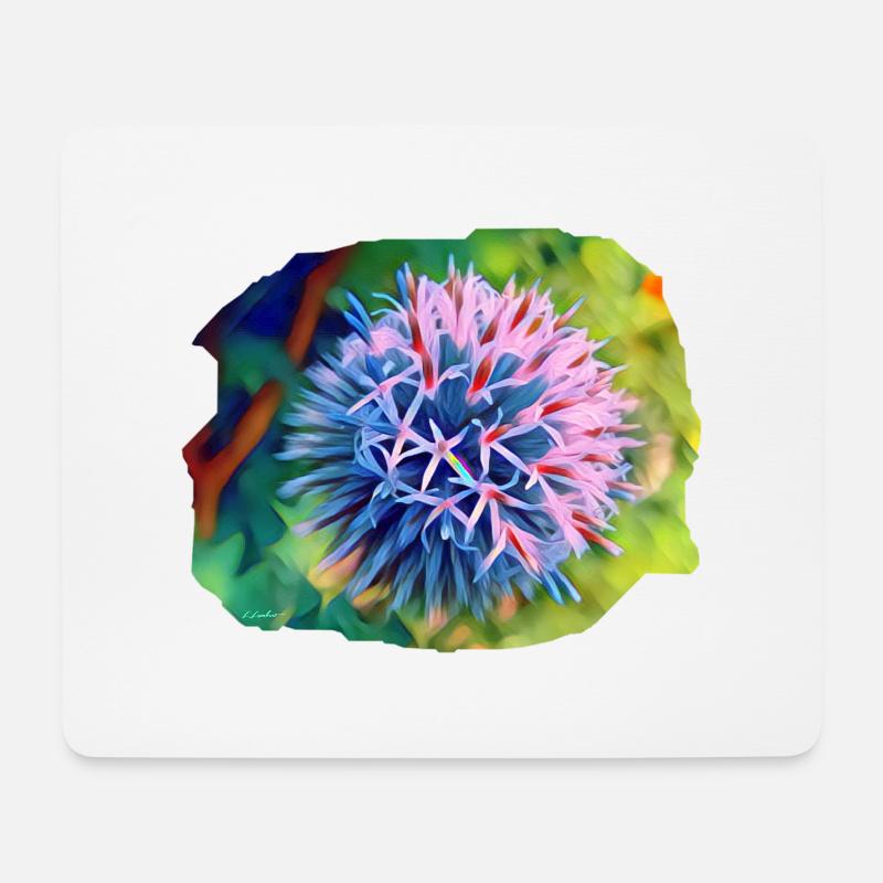 Flower - Mouse Pad (horizontal) - white