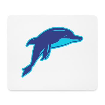 The Dolphin - Mouse Pad (horizontal) - white - Front
