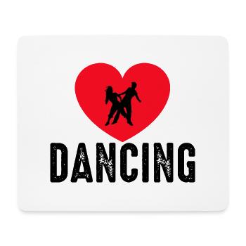 Dancing Dance Music - Mousepad (Querformat) - Weiß - Vorne