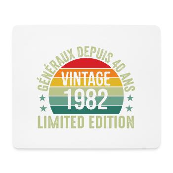 40e anniversaire Janvier 1983 Original 1983 - Tapis de souris (format paysage) - blanc - Devant
