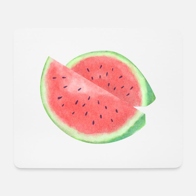 MELON VIBE - Mousepad (Querformat) - Weiß
