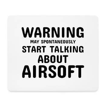 Paintball Airsoft - Mouse Pad (horizontal) - white - Front