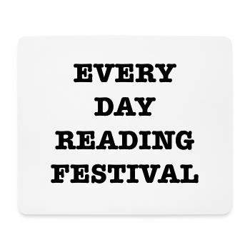 EveryDayReadingFestival - Mouse Pad (horizontal) - white - Front