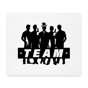 Groom Team Bachelor Bachelor - Mouse Pad (horizontal) - white - Front