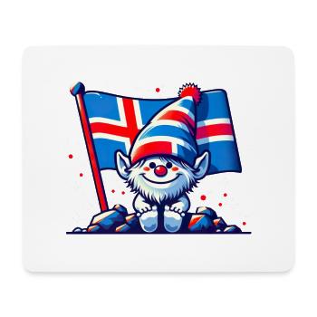 Islande Islande 82 - Tapis de souris (format paysage) - blanc - Devant