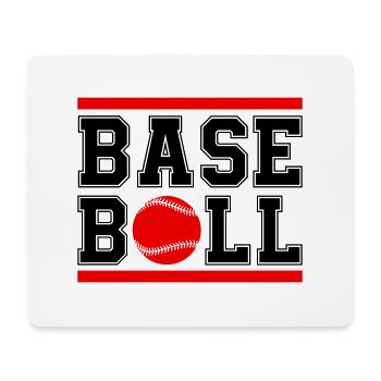 Baseball 1 - Mouse Pad (horizontal) - white - Front