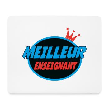 MEILLEUR ENSEIGNANT - Tapis de souris (format paysage) - blanc - Devant