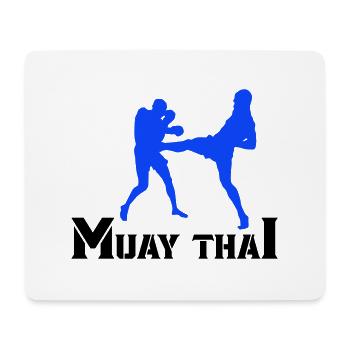 Muay Thai - Mouse Pad (horizontal) - white - Front