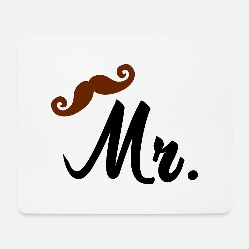 mr - Mousepad (Querformat) - Weiß