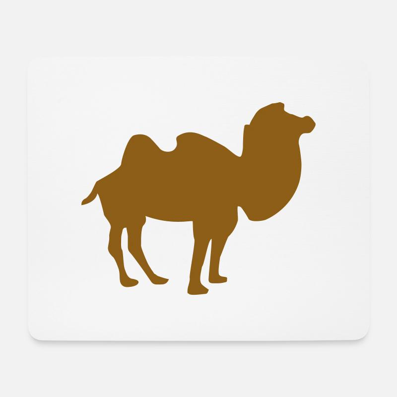Kamel - Mousepad (Querformat) - Weiß