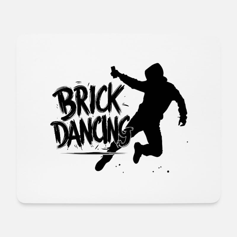 Stoppt die Riot und tanzt - Mousepad (Querformat) - Weiß