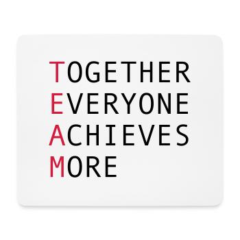 Team - Mouse Pad (horizontal) - white - Front