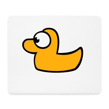 Badeente Quietscheente Wasser Vogel süß niedlich - Mousepad (Querformat) - Weiß - Vorne