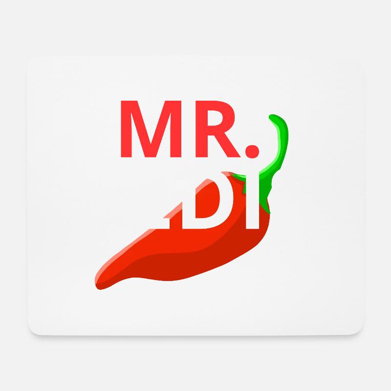 INDONET Herr Pedis - Mousepad (Querformat) - Weiß
