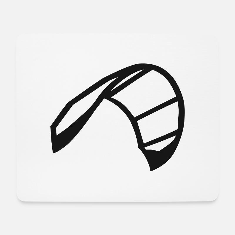Kite only 180 - Mousepad (Querformat) - Weiß