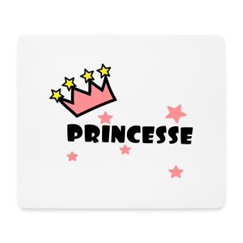 princesse,couronne,étoiles - Tapis de souris (format paysage) - blanc - Devant