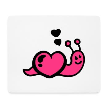 Heart worm - Mouse Pad (horizontal) - white - Front