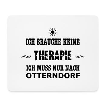 THERAPIE Otterndorf SONNE - Mousepad (Querformat) - Weiß - Vorne