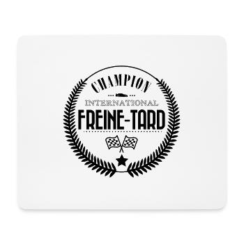 Champion international du freine-tard - Tapis de souris (format paysage) - blanc - Devant