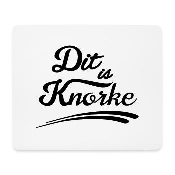 Dit is knorke Berlin berlinerisch Hauptstadt Slang - Mousepad (Querformat) - Weiß - Vorne