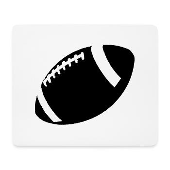 American Football - Mousepad (Querformat) - Weiß - Vorne