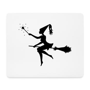 Hexe - Mousepad (Querformat) - Weiß - Vorne