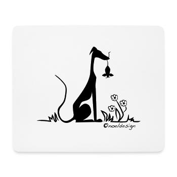 My mouse! - Mousepad (Querformat) - Weiß - Vorne