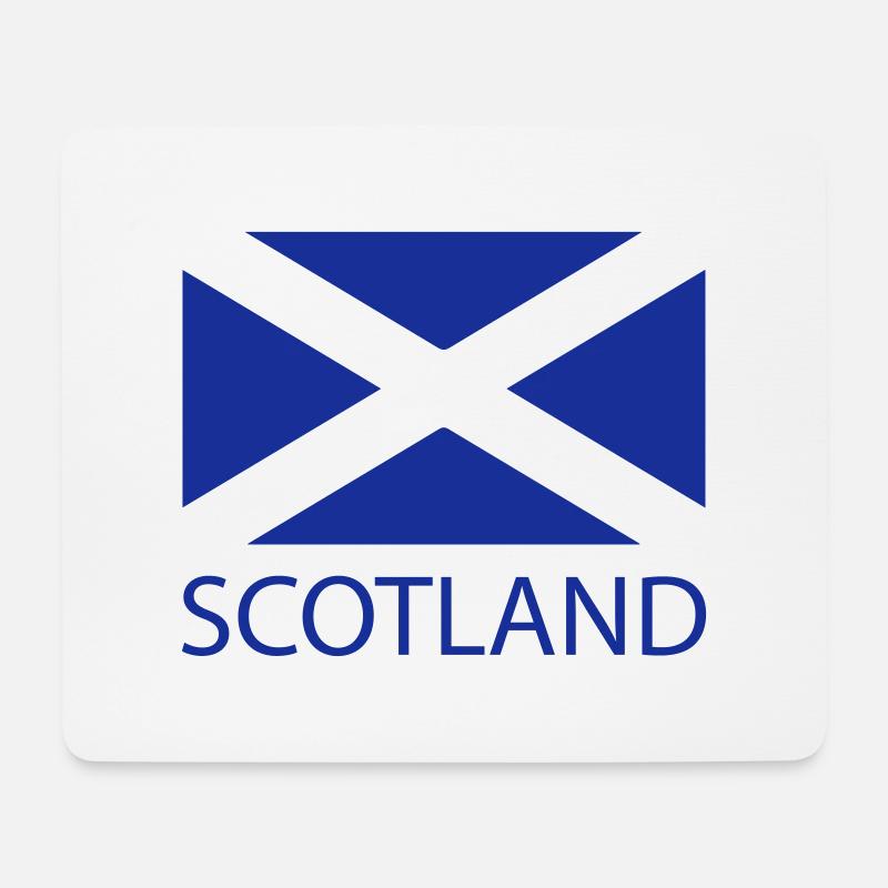 scotland - Mousepad (Querformat) - Weiß