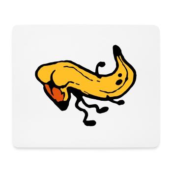 Banana Butt - Mouse Pad (horizontal) - white - Front