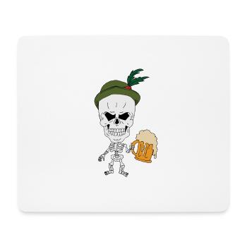 Skeleton - Mouse Pad (horizontal) - white - Front