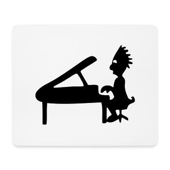 piano classic - Mouse Pad (horizontal) - white - Front