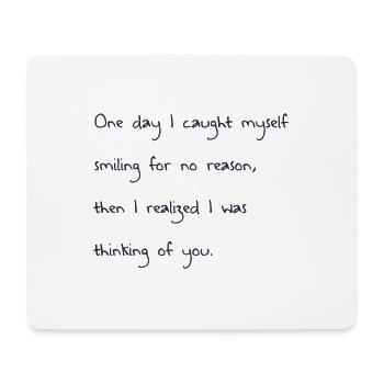 love quotes uk - Mouse Pad (horizontal) - white - Front