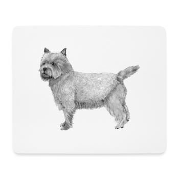 Cairn Terrier - Mouse Pad (horizontal) - white - Front