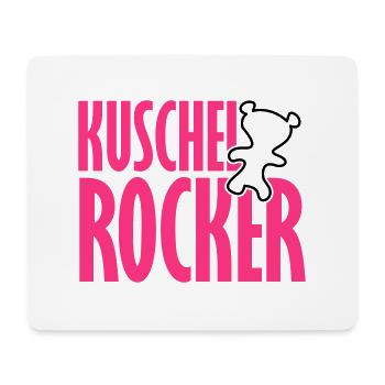 Kuschelrocker - Mousepad (Querformat) - Weiß - Vorne