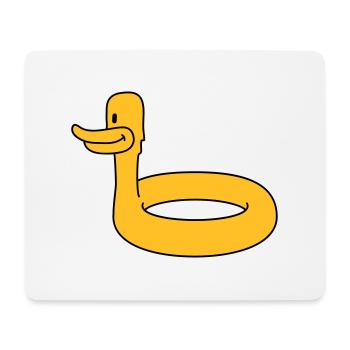 Duck Swimming Ring - Tapis de souris (format paysage) - blanc - Devant