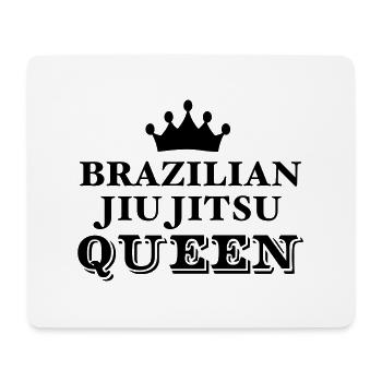 brazilian jiu jitsu bjj queen - Mousepad (Querformat) - Weiß - Vorne