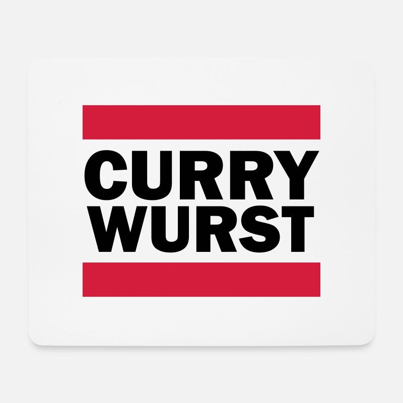 Currywurst - Mouse Pad (horizontal) - white