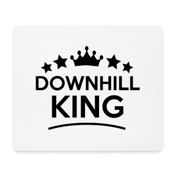 downhill king stars - Mouse Pad (horizontal) - white - Front