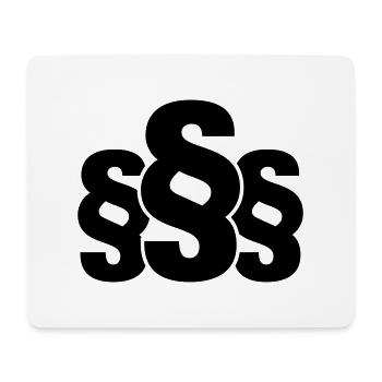paragraphs_icon_gi1 - Mousepad (Querformat) - Weiß - Vorne