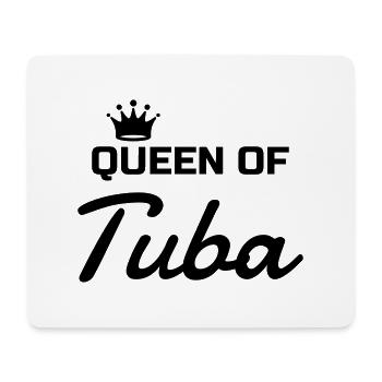 Tuba - Player - Music - Musik - Musique - Mouse Pad (horizontal) - white - Front