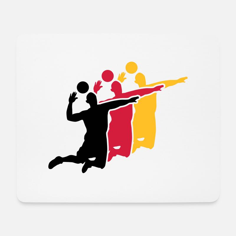 volleyball - Mousepad (Querformat) - Weiß