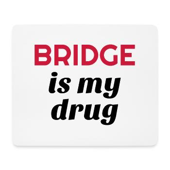 Bridge / Kartenspiel / Brettspiel / Whist - Mousepad (Querformat) - Weiß - Vorne