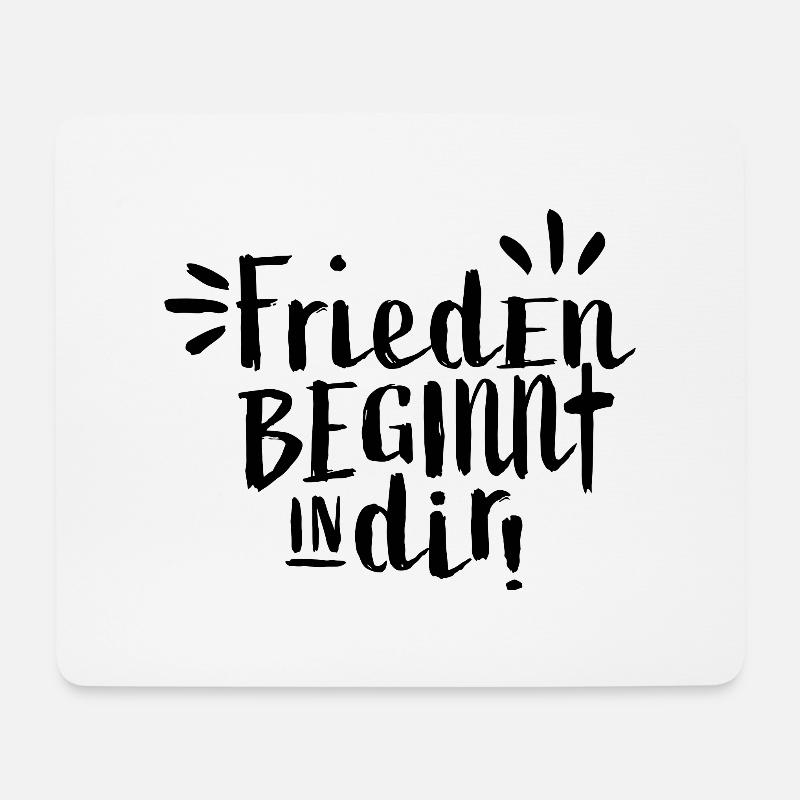 Selbstliebe - Mousepad (Querformat) - Weiß