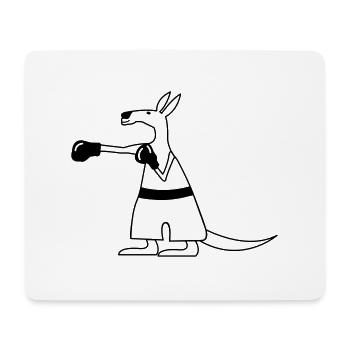 Kangaroo - Mousepad (Querformat) - Weiß - Vorne